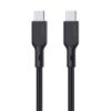 Aukey CB-KCC101 Circlet Blink Aramid Fiber USB C to C Cable -1m
