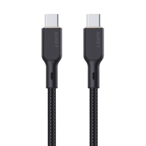 Aukey CB-KCC101 Circlet Blink Aramid Fiber USB C to C Cable -1m