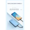 Yoobao LC6 20000mAh Fast Charging Power Bank Built in Cables (Lightning & Type C) PD3.0/QC3.0/SCP22.5W