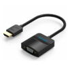 VENTION HDMI TO VGA ADAPTER WITH AUDIO ROUND CABLE 0.15METER 42161