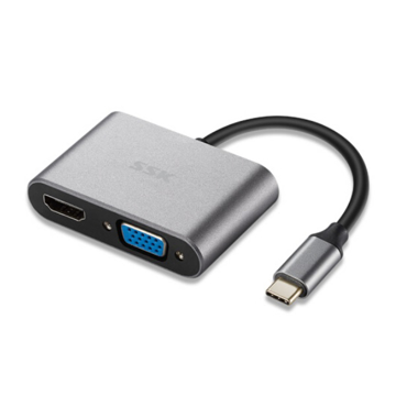 SSK TYPE C TO HDMI+VGA ADAPTER C063